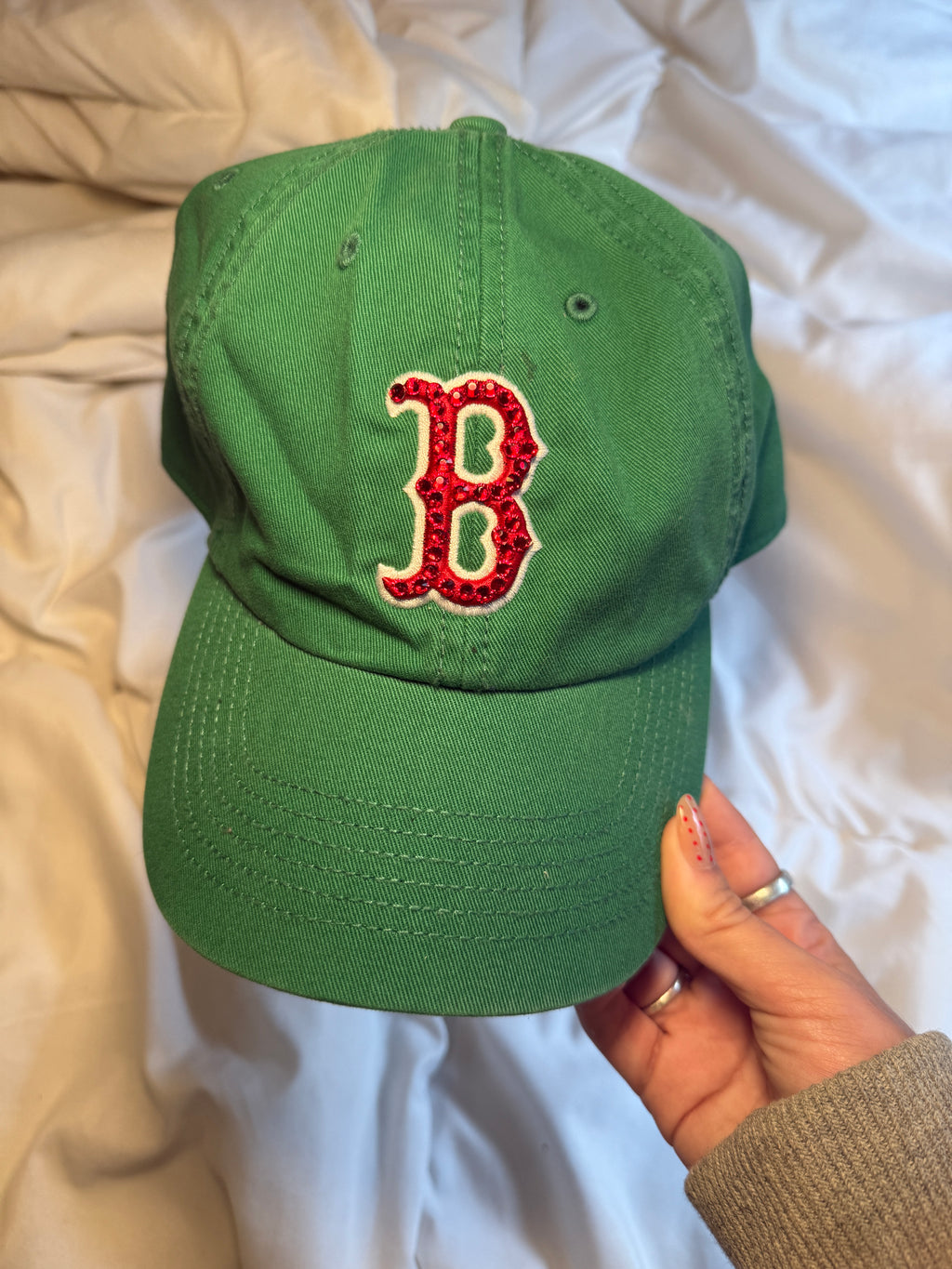 RTW Kelly Green Rhinestoned Hat