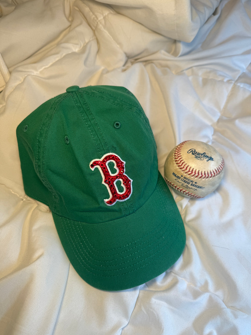 RTW Kelly Green Rhinestoned Hat